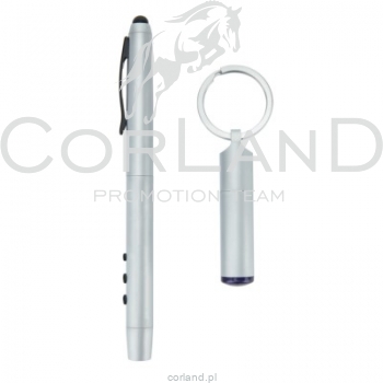 Wskaźnik laserowy 4 w 1, długopis, touch pen