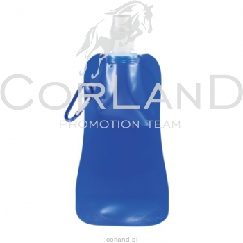 Składana butelka sportowa 400 ml z karabińczykiem