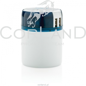 Uniwersalna ładowarka, adapter podróżny Travel Blue z USB