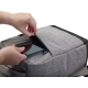 Plecak chroniący przed kieszonkowcami, przegroda na laptopa 13